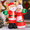 7FT Cheers Santa Inflatables, variant on 6FT Shivering Snowman Animated Lighted Outdoor Christmas Inflatable Yard Decoration