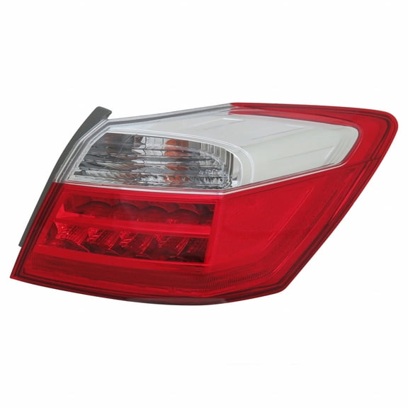 CarLights360: For Honda Accord Tail Light Assembly 2013 2014 2015 Passenger Side LED CAPA Certified For HO2805111 | 33500-T2A-A11