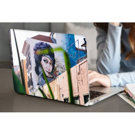 KSK KAISHEK Protective Case Hard Cover Only Compatible New MacBook Air 13"( Retina Display & Touch ID, 2018 2019 2020 2021 2022) Model A1932&A2179&A2337 m1, USB Type-C Painting A 0160