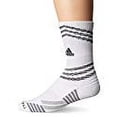 thumbnail image 3 of adidas Speed Mesh Men's Crew Football Socks - 1-Pair, White/Gray, Size XL (12-16), 3 of 3