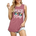 thumbnail image 3 of YI XIANG RAN Summer Beach Tanks for Women Sunglasses Beach Tank Tops Sleeveless Hawaiian Vacation Shirts, 3 of 7