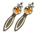 thumbnail image 2 of Oranges Vintage Copper Crown-Shaped Bookmarks: Stainless Steel Book Accessories - a Gift for Readers and Book Lovers, 2 of 5