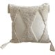 thumbnail image 1 of Nvzi Funda de almohada bordada estilo granja con diseño de borlas étnicas bohemias, cojín grueso para sofá, mesita de noche, oficina, con mechones de 17 x 17 pulgadas (04), 1 of 4