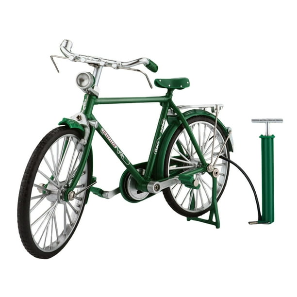Juguete de bicicleta clásica de aleación de Mini bicicleta fundida a presión, modelo de bicicleta 1:10, modelo de vehículo de bicicleta Retro para adu Estilo A