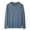 Blue, variant on Men's Organic Cotton Long Sleeve Crew Thermal Base Layer Essential Hypoallergenic Tagless Comfort Year-Round Layering Piece Double-Stitched Durability Eco-Technical Fabric