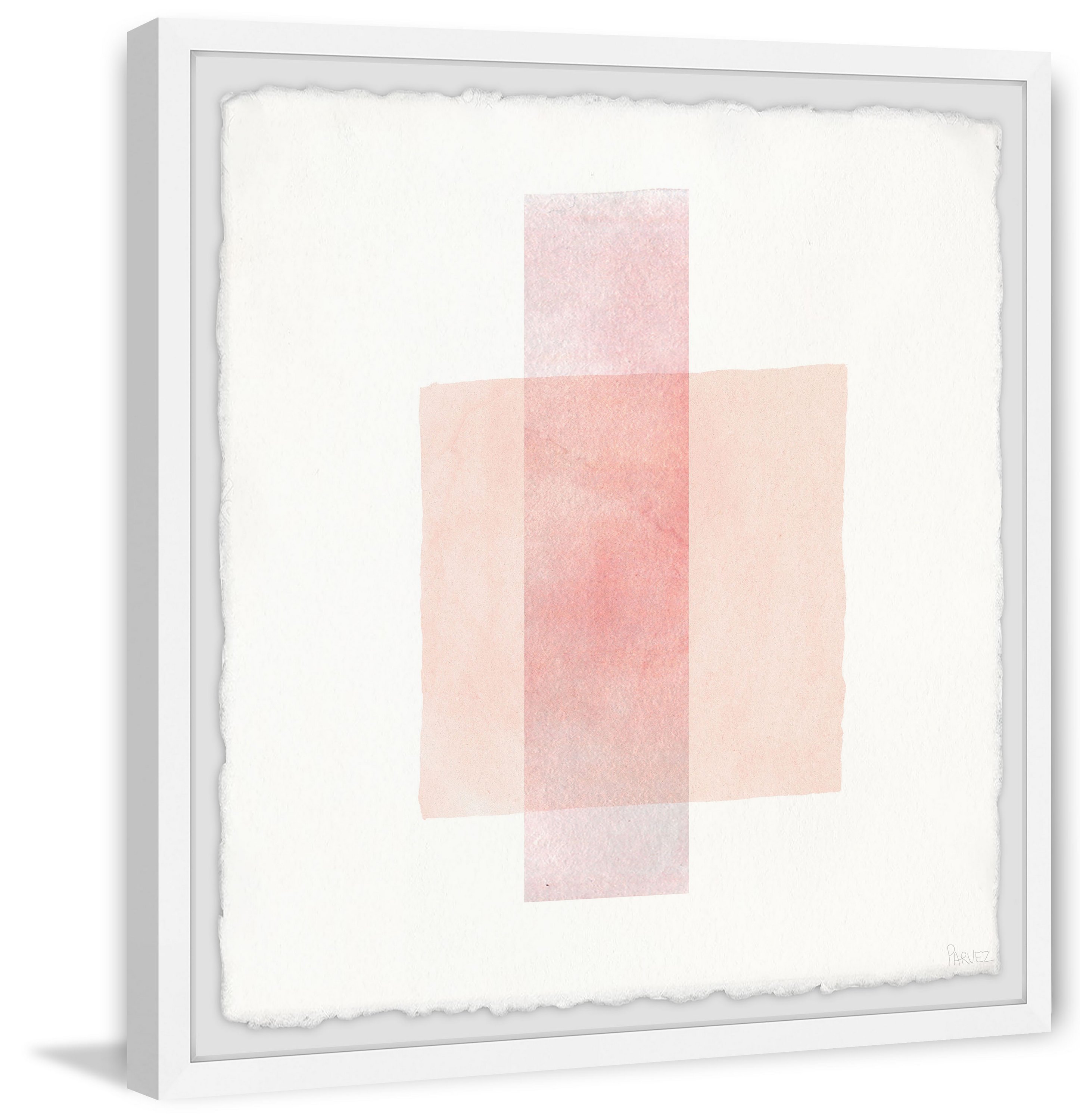 Parvez Taj Crossing Red Line Framed Wall Art