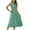 Mint Green, variant on Uaswgudfs Summer Dresses for Women 2025 Sleeveless Midi Sundress | High-Waist Wrap Belt & Ruffle Hem Casual Versatile Dress for Women Red L