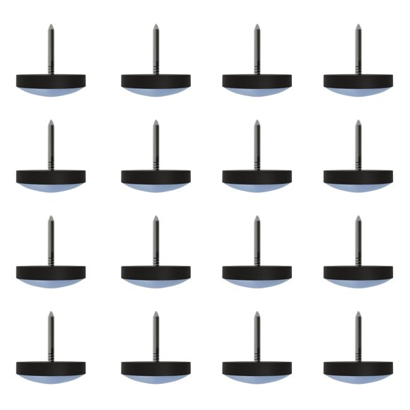 Deslizadores para muebles Gadgetime USA de 1" con clavo, paquete de 16