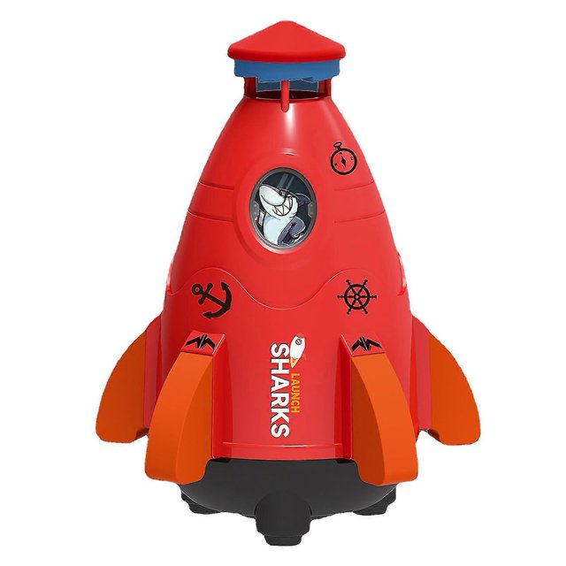 Flying Rockets Water Spray Sprinkler Toys Rotating Children's Garden Wiggle Splashing Toys For Baby Beach Summer Outdoor Toy