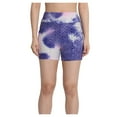 thumbnail image 4 of Vedolay Women's Lifting High Waist Running Fitness Yoga Shorts,Purple L, 4 of 5