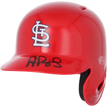 Albert Pujols St. Louis Cardinals Autographed Mini Bating Helmet - Fanatics Authentic Certified