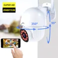 thumbnail image 3 of Cámara Seguridad Vigilancia Wifi Y Ethernet Exterior Motor Color Blanco, 3 of 6