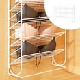 thumbnail image 6 of LITINKIMI Bedroom Organizing Rack White 1Set 11.8X8.5X2.7In, 6 of 8
