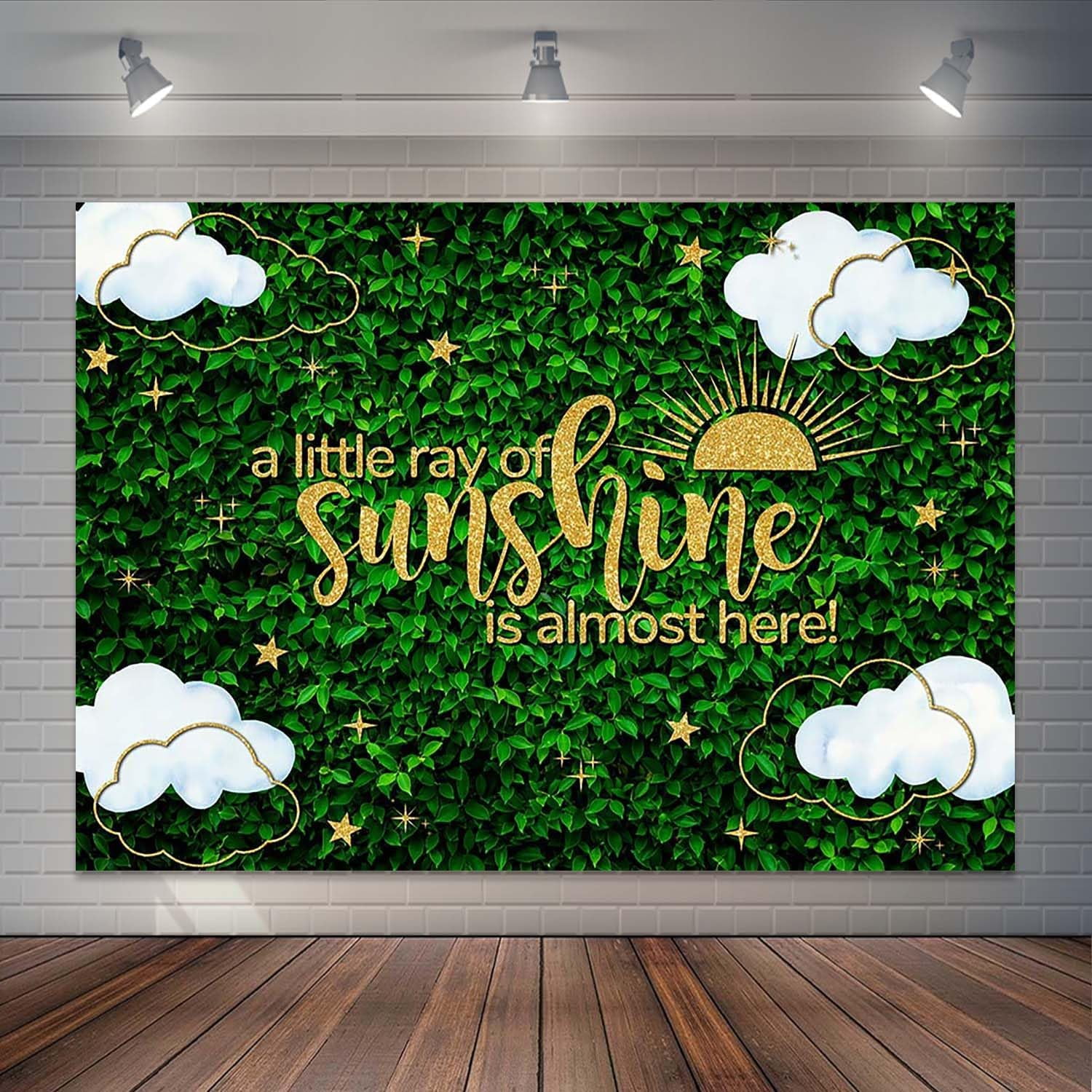 Avezano Hatching Soon Dinosaur Backdrop Banner - 6x3.6ft Watercolor Dino Baby Shower Decor - View #11