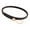 C, variant on Yoodem Belt Women Fashion Versatile Knotted Metal Buckle Solid Color Thin Belt White One Size