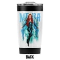 thumbnail image 2 of Aquaman Movie Mera Stainless Steel Tumbler 20 oz Coffee Travel Mug/Cup, Vacuum Insulated & Double Wall with Leakproof Sliding Lid | Great for Hot Drinks and Cold Beverages, 2 of 7