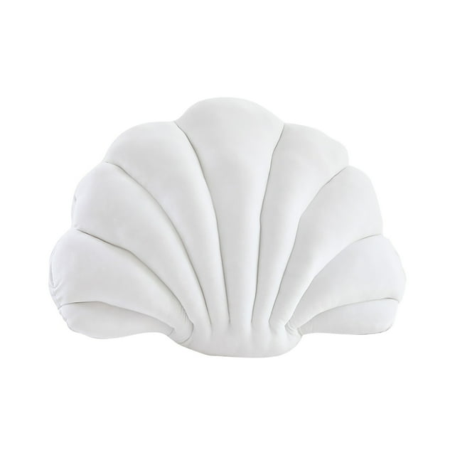 xiaxaixu Coussin Décoratif en Forme de Coquillage, Couleur Unie