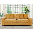 thumbnail image 3 of Modern Corduroy 3-Seater Sofa 220×80×75cm for Living Room, Spacious & Comfortable, 3 of 11