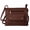 Brown, variant on SILVERFEVER Women's Crossbody Handbag Leather Travel Ladies Phone Bag Genuine Cowhide Purse