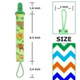 thumbnail image 3 of LNKOO Pacifier Clips - 3 Pack Baby Pacifier Holder Fit Pacifiers & Infants Soothers, Baby Teething Toys & Baby Shower Gift Set for Boys and Girls (Monster Animal Car), 3 of 6