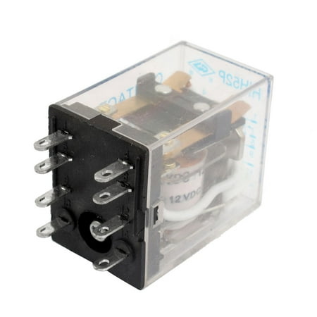 HH52P DC 12V Coil DPDT Plug-in Indicator Electromagnetic Power Relay 8 Pin price history on PriceWatchPro