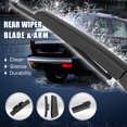 thumbnail image 2 of Automotive Rear Windshield Wiper Blade Arm Set for Ford Edge 2015-2020 12inch 305mm, 2 of 8