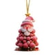 thumbnail image 2 of Colgante Plano de Acrílico Navideño, Colgante de Coche Navideño, Adorno para Árbol de Navidad, 2 of 7