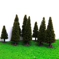 thumbnail image 3 of 15 Uds. De árboles de cedro modelo paisaje verde con caja, 3 of 5