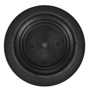 My Texas House Asti Urn Planter, 16 Inch Diameter x 18.1 Inch Height, Black, 100% Recycled Resin