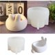 thumbnail image 4 of Herramientas y mejoras para el hogar Vela Taza Pascua Almacenamiento Decoración Yeso Cemento Modelos en forma de conejo, 4 of 7