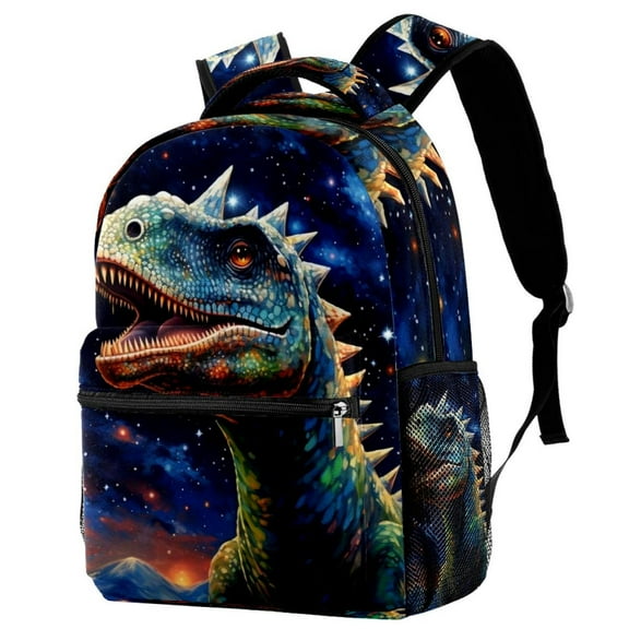 Lightweight Backpack Cartoon Dinosaur School Bag Travel Laptop Daypack for Men Women Casual Rucksack