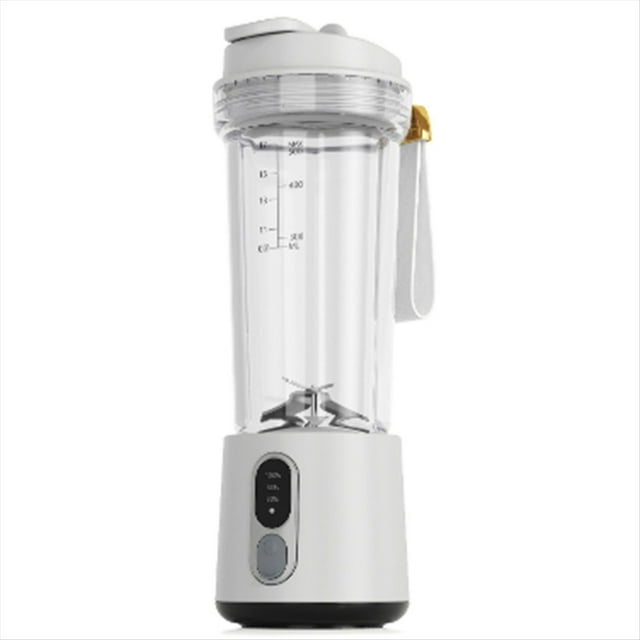 Exprimidor Portátil Multifuncional de Alta Potencia, Motor Potente, Trituración Rápida, Batería de 4000 MAh, Vaso para Jugo para Interiores y Exteriores C
