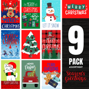 9 Pack Christmas Cards