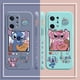 thumbnail image 4 of Case For OPPO FIND X6 X3 REALME X7 X50 RENO 2 4Z 4 6 Lite 5Z 5F 4G 5G PRO Liquid Silicone Case Cartoon Lilo & Stitch Angel, 4 of 5