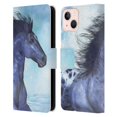 thumbnail image 1 of Head Case Designs Officially Licensed Simone Gatterwe Horses Wild Leather Book Wallet Case Cover Compatible with Apple iPhone 13, 1 of 6