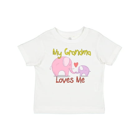 

Inktastic My Grandma Loves Me Boys or Girls Toddler T-Shirt