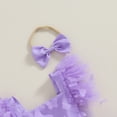 thumbnail image 5 of Bagilaanoe Newborn Baby Girl Rompers Dress 3D Butterfly Fly Sleeve Bodysuits + Headband 6M 12M 18M 24M Infant A-line Dresses, 5 of 8