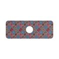 thumbnail image 7 of Yayeee Faucet Mat for Kitchen Sink 14.7" Diatomite Long Splash Guard Pad, Colorful Mandala Pattern, 7 of 7