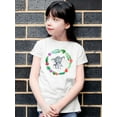thumbnail image 2 of Elephant With Plant Circle T-Shirt Juniors -Image by Shutterstock,  Large, 2 of 4