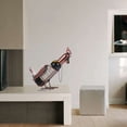 thumbnail image 4 of Tooarts Gallo Estantería de vino Escultura de metal Escultura práctica Tooarts escultura de hierro, 4 of 6