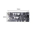 thumbnail image 3 of Bluetooth-compatible 5.0 Power Amplifier Audio Stereo Music Player (Black) Sywqhk Para estrenar, 3 of 6