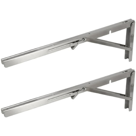 

Folding Shelf Brackets 20 Inch Shelf Brackets Stainless Steel Brackets for Shelves Fold Down Table