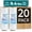 Clear, variant on Rosmonde Plastic Stretch Wrap 18 in x 1500 ft, 20 Pack, 80 Gauge Thick, 9.4 lbs/Roll, Heavy Duty Shrink Wrap, Hand Stretch Film for Moving, Packing & Pallet Wrap Use