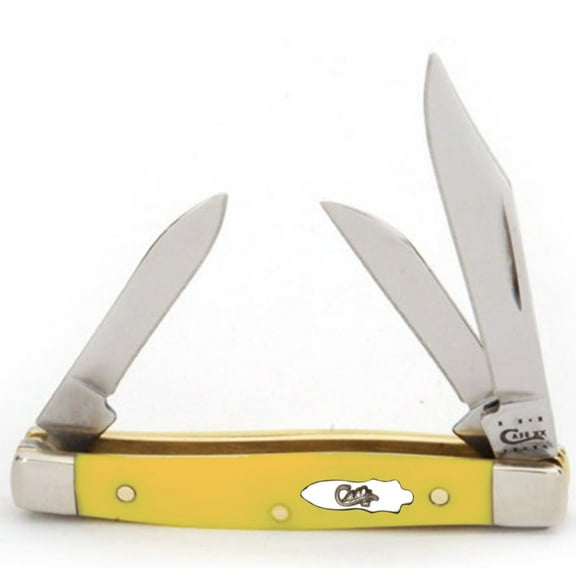 Case XX Knives Small Stockman Sunflower Delrin Stainless Steel Pocket Knife