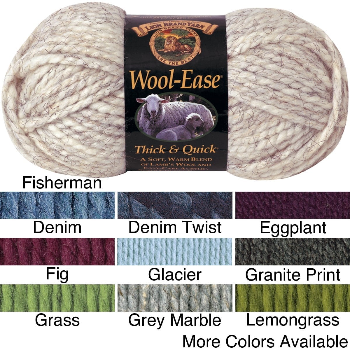 Lion Brand Wool Ease Thick And Quick Color Chart