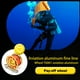 thumbnail image 4 of Mantenga el carrete de buceo Reel Portátil Color sólido Poliéster Reeles Pesca de freedivismo Accesorios submarinos con gancho de doble extremo dorado 30m sidaley OD003289-03, 4 of 7