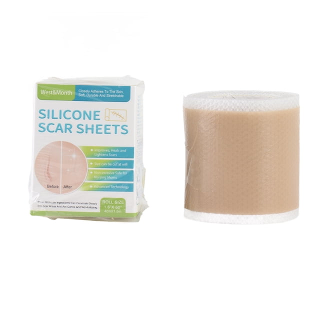 Cinta de silicona autoadhesiva no irritante para eliminar cicatrices, ideal para quemaduras, queloides y acné.