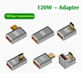 thumbnail image 4 of 90 Degree PD 120W 10Gbps USB-C to USB-C Adapter Type W Fast Charging M0J2, 4 of 9