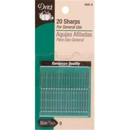 UPC: 0072879101010 | Dritz 72083 Sharps Hand Needles-Size 8 20-Pkg