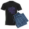 thumbnail image 6 of CafePress - UNICORN KISSES And MERMAID WISHES Pajamas - Men's Dark Loose Fit Cotton Pajama Set, 6 of 7